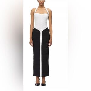 HERVE LEGER The Iris Gown HLT8498151 NWT